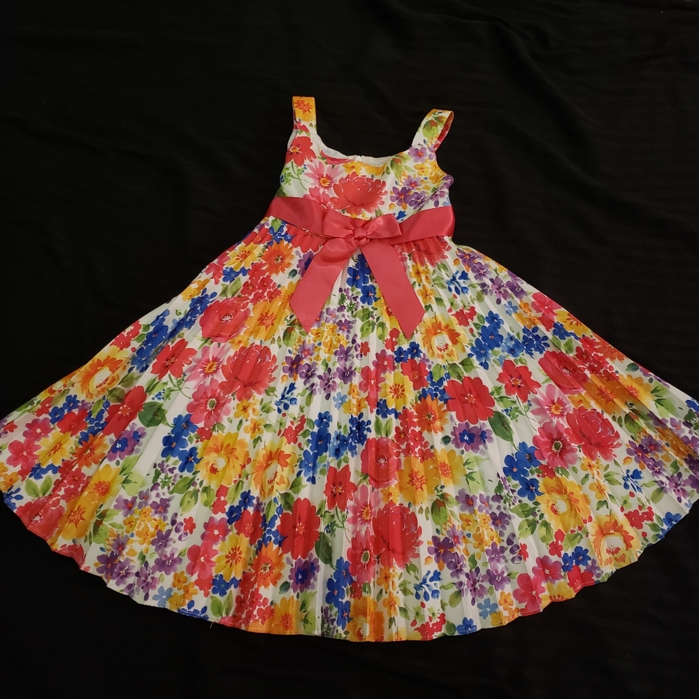 Floral Dress with Crinolin